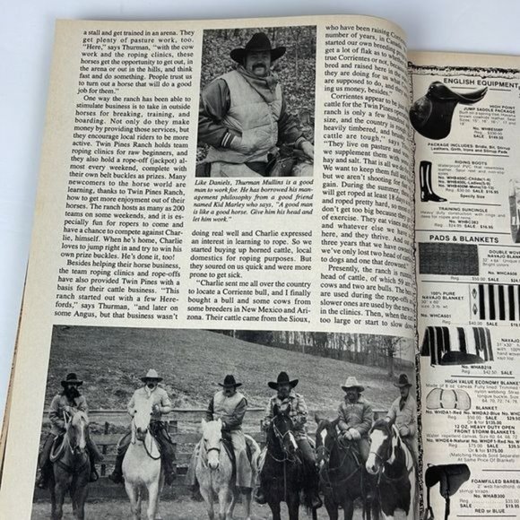 Vtg Western Horseman Magazine Charlie Daniels Cover Story Aug 1987 Vol 52, No 8 - Picture 8 of 16